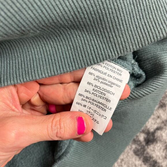 Vuori Restore Half Zip Hoodie Women's XL Sweatshirt Fleece Pullover Blue - Picture 5 of 12